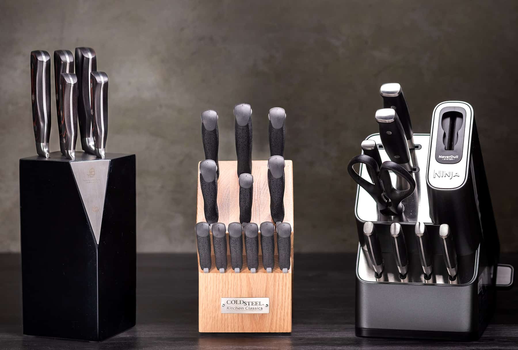 Good kitchen knife sets under $200 need to have decent edge retention, excellent corrosion resistance and comfortable handles.