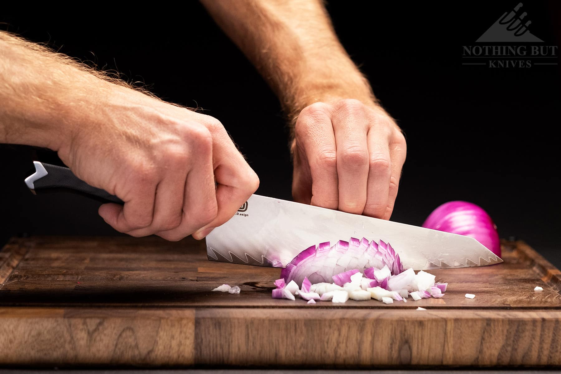 Best Kitchen Knife Sets Under $100 - 2023 Update 21 The Vosteed mMorgan 8 inch chef knife impressed us with its chopping and dicing ability.