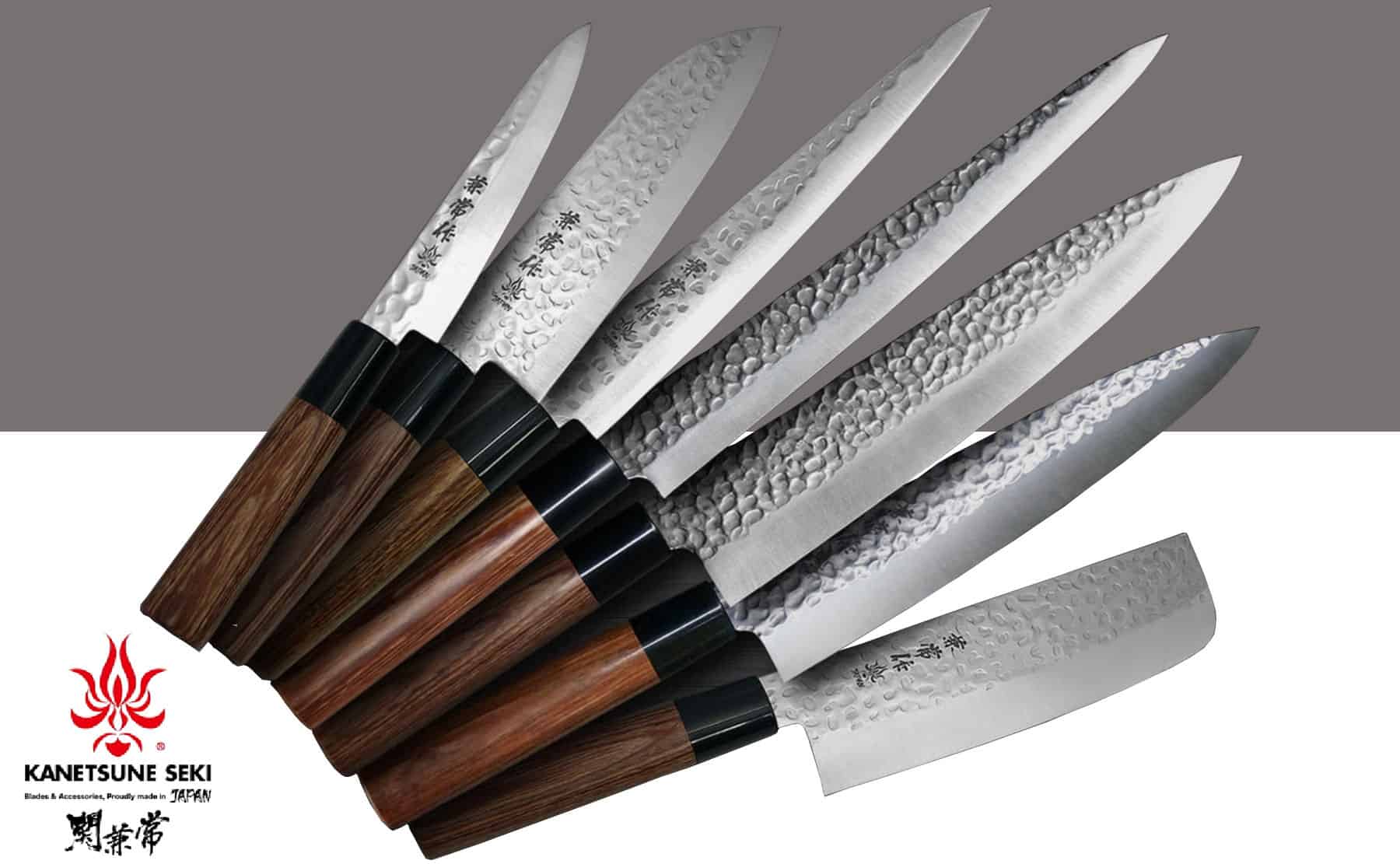 Kanetsune makes some of the best affordable Japanese knife sets available. This 7-Piece KC-(50 set is one of our favorites.