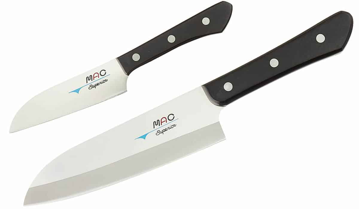 This great Sntoku knife set from MAC is an excellent start to building out a great cutlery set for your kitchen.