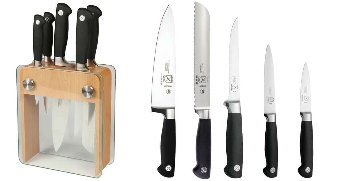 This set from Mercer is small, but it knives are all well made, and the blades are constructed of quality steel. 