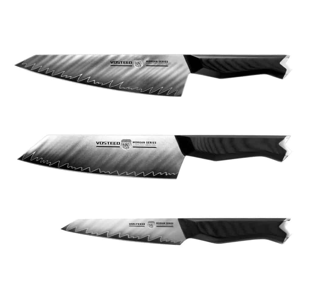 Best Kitchen Knife Sets Under $100 - 2023 Update 20 The Vosteed Morgan 3-ppiece knife set offers the best performance of any set we have tested in the sub $100 range.