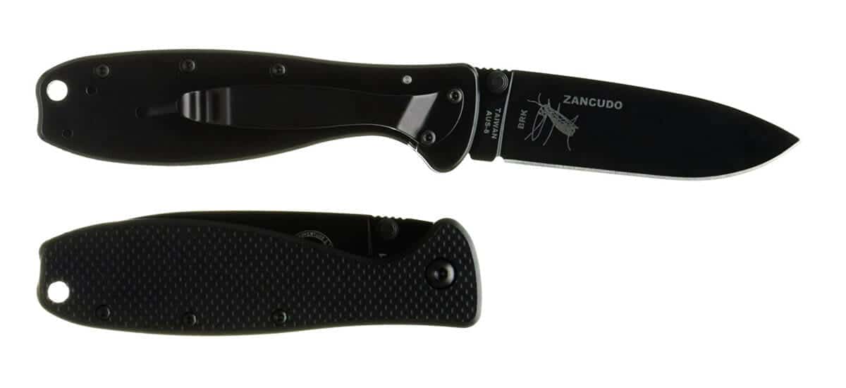 Review Of The Esee Zancudo Folding Knife 3 Stiff one handed open on the ESEE ZANCUDO