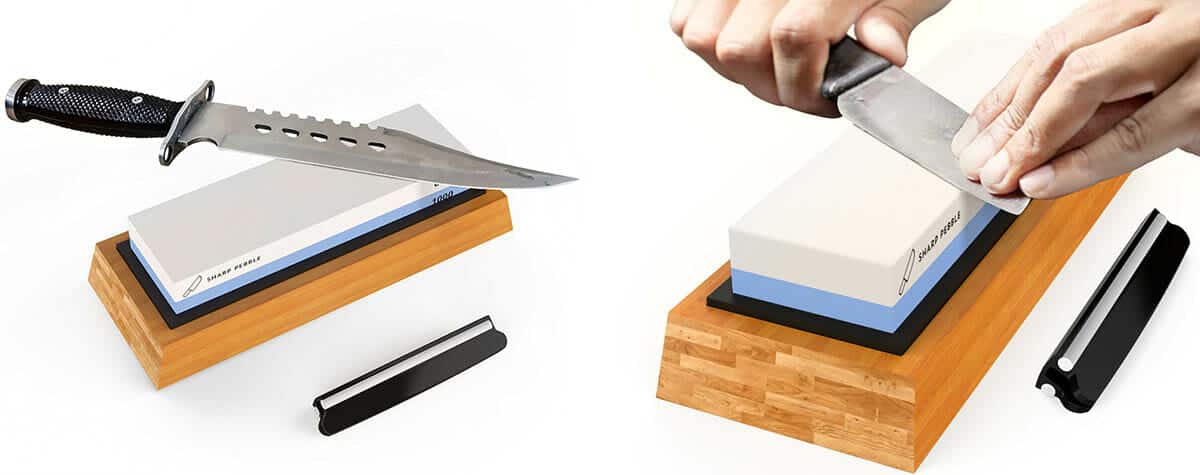 How To Sharpen A Knife Properly With A Whetstone - Image 1 sharpening a knife with a whetstone