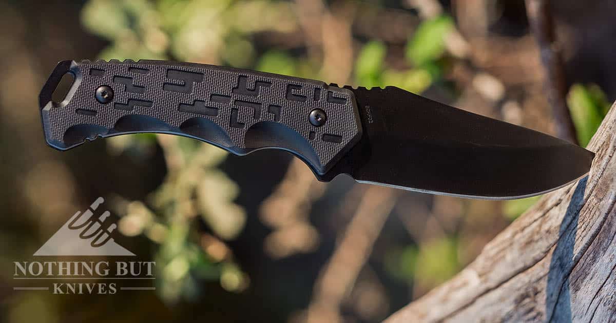 Schrade Schf32 Fixed Blade Knife Full Review 7 Schrade SCHF32 handle