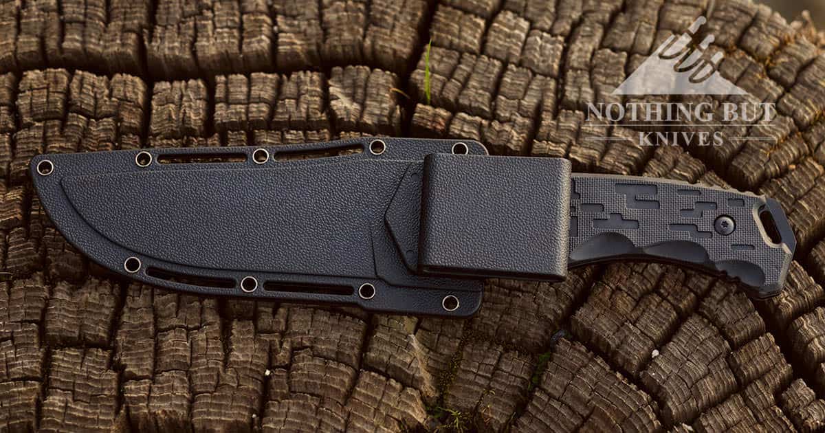 Schrade Schf32 Fixed Blade Knife Full Review 9 Schrade SCHF32 Sheath Belt Size