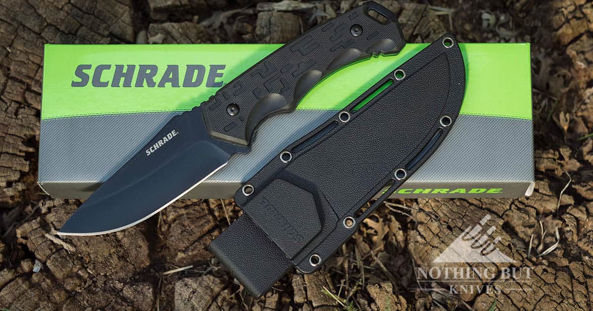 Schrade SCHF32 With Sheath and Case