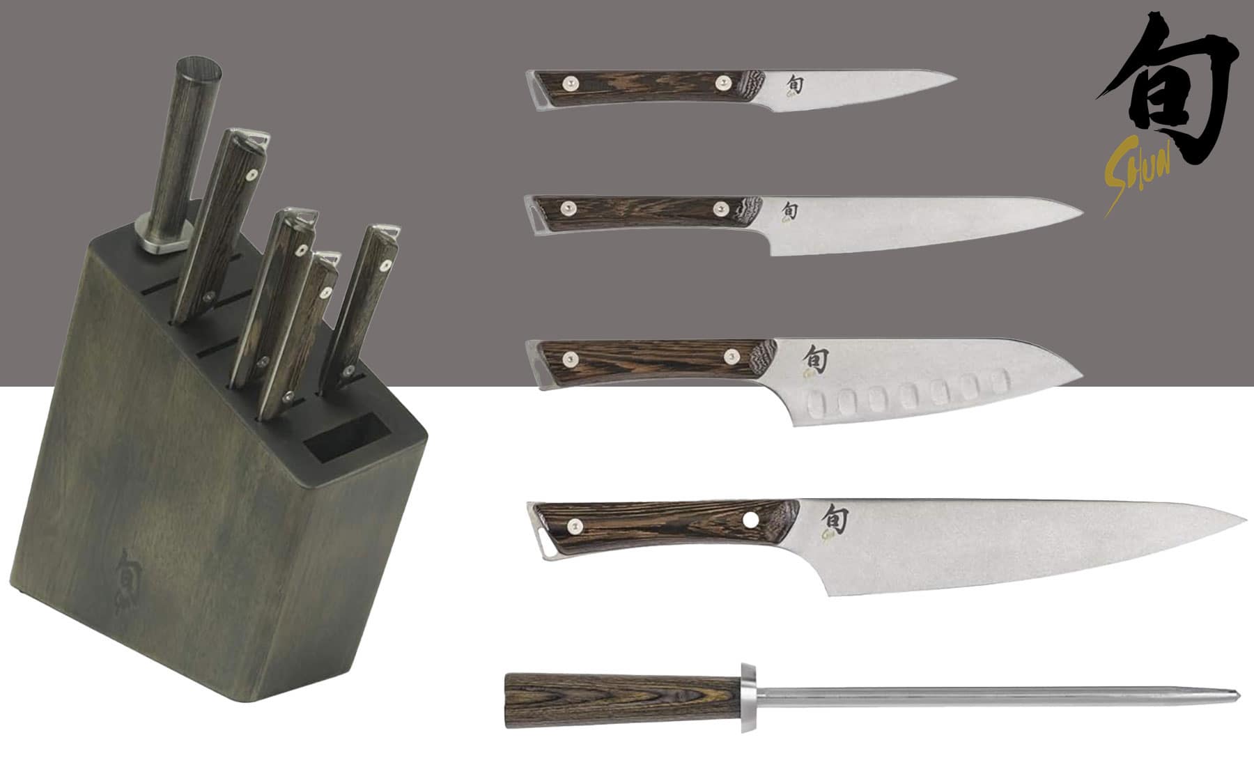 The Shun Kanso 6-piece set is one of the best professional knife sets we have tested. It offers a good balance between performance and durability. 