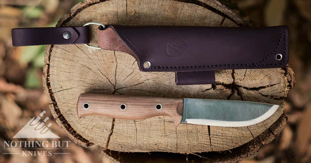 The condor Swamp Romper Bushcraft Knife with Leather Sheath