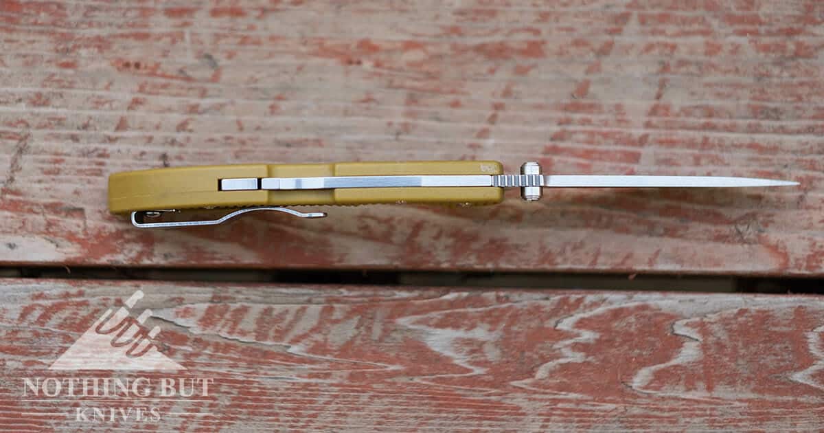 Boker Plus Patriot Review - Image 7 The Boker Plus Patriot has a thick blade and great steel.