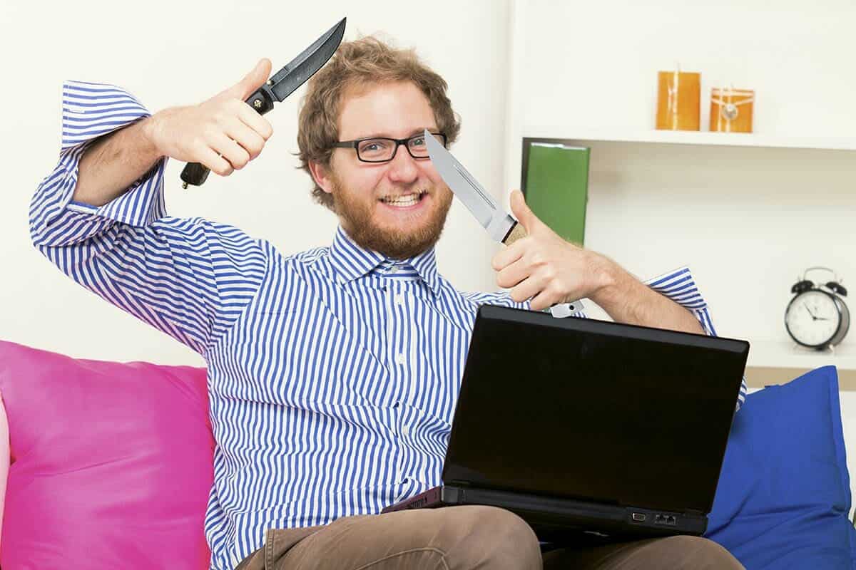 You'Re Using Your Knife Wrong, Dummy - Image 2 Talking about knives online is better than using them outdoors.