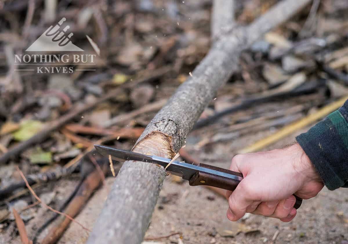 Condor Stratos Knife Review - Image 6 The Condor Stratus is best when it is chopping wood.