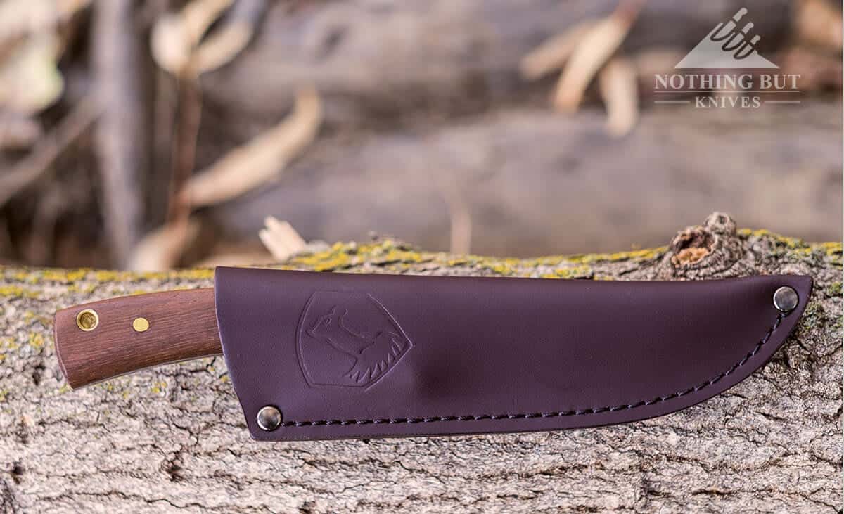 Condor Stratos Knife Review - Image 2 The leather sheath and carry