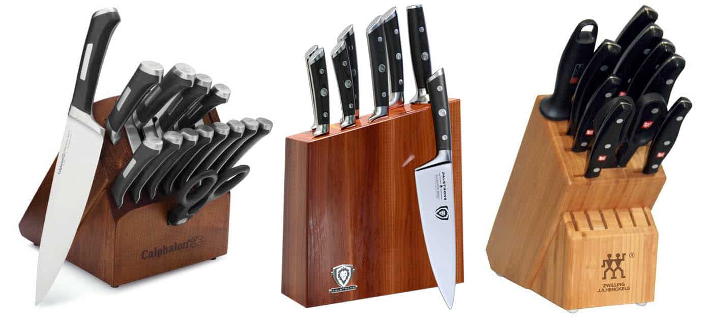 Excellent kitchen cutlery sets from Calphalon,, Zwilling J.A. Henckels and Dalstrong