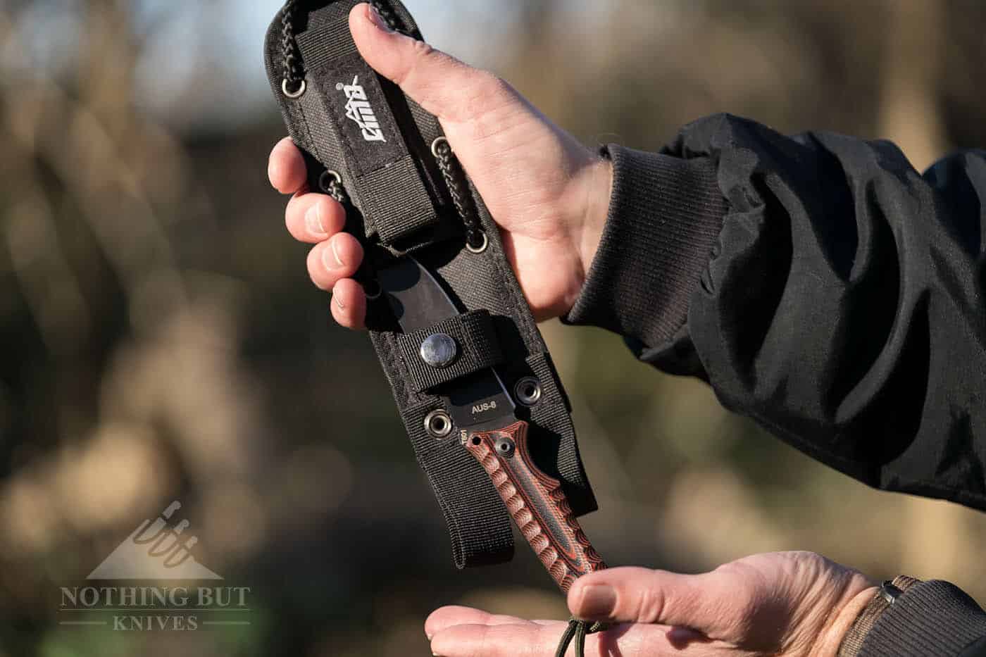 Cima G20 Review - Image 5 Cima G20 Review - Image 1: sheath upside down