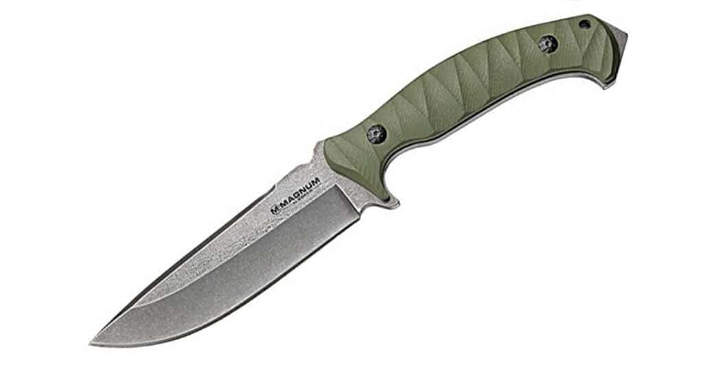 The Boker Persian FIxed Blade Knife is a great combination of tactical and outdoor at a budget price. 