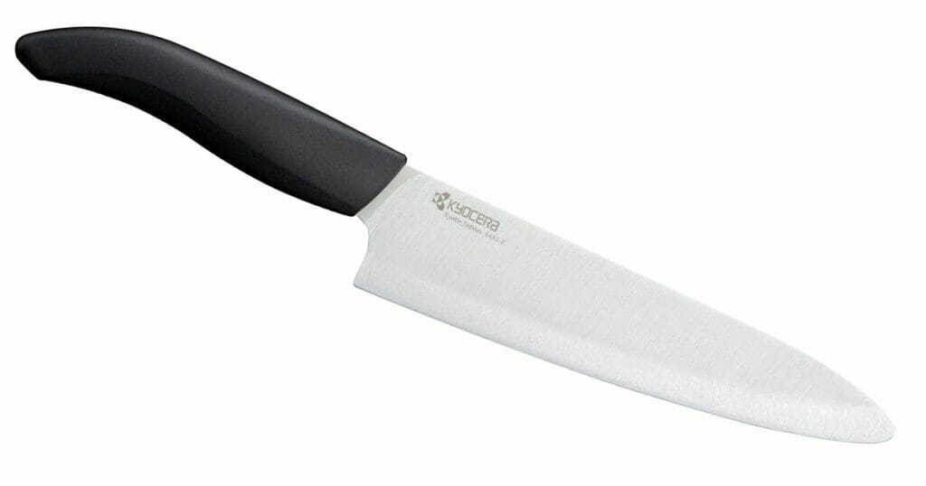 The Kyocera Advanced Ceramic chef's knife is an excellent knife that will make food preparation easier and more fun. 