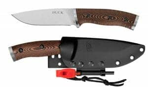 The Buck Knives Seljirk is a favorite of horizontal carry fans.