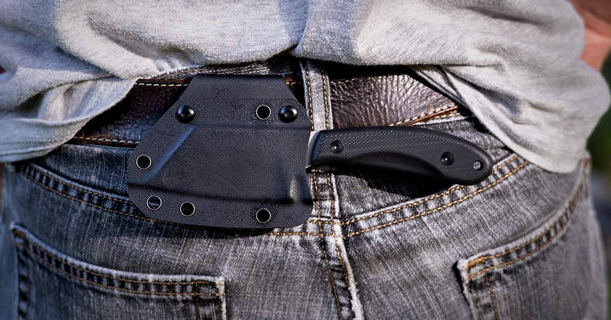How to Make a Horizontal Carry Knife Sheath in Kydex 