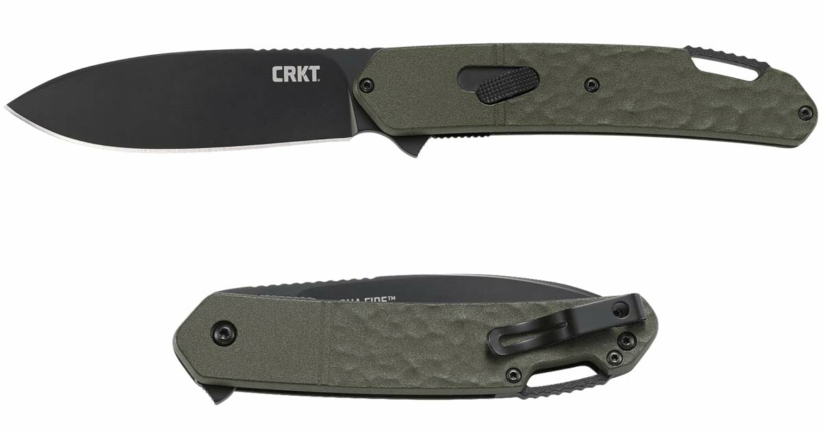 The CRKT Bona FIde knife designed by Ken Onion in the open and closed position. 