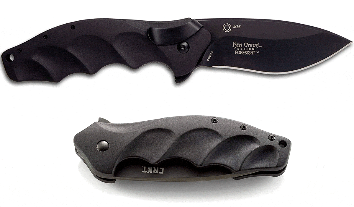If you like finger grovves the CRKT Foresight is an excellent knife designed by Ken Onion.