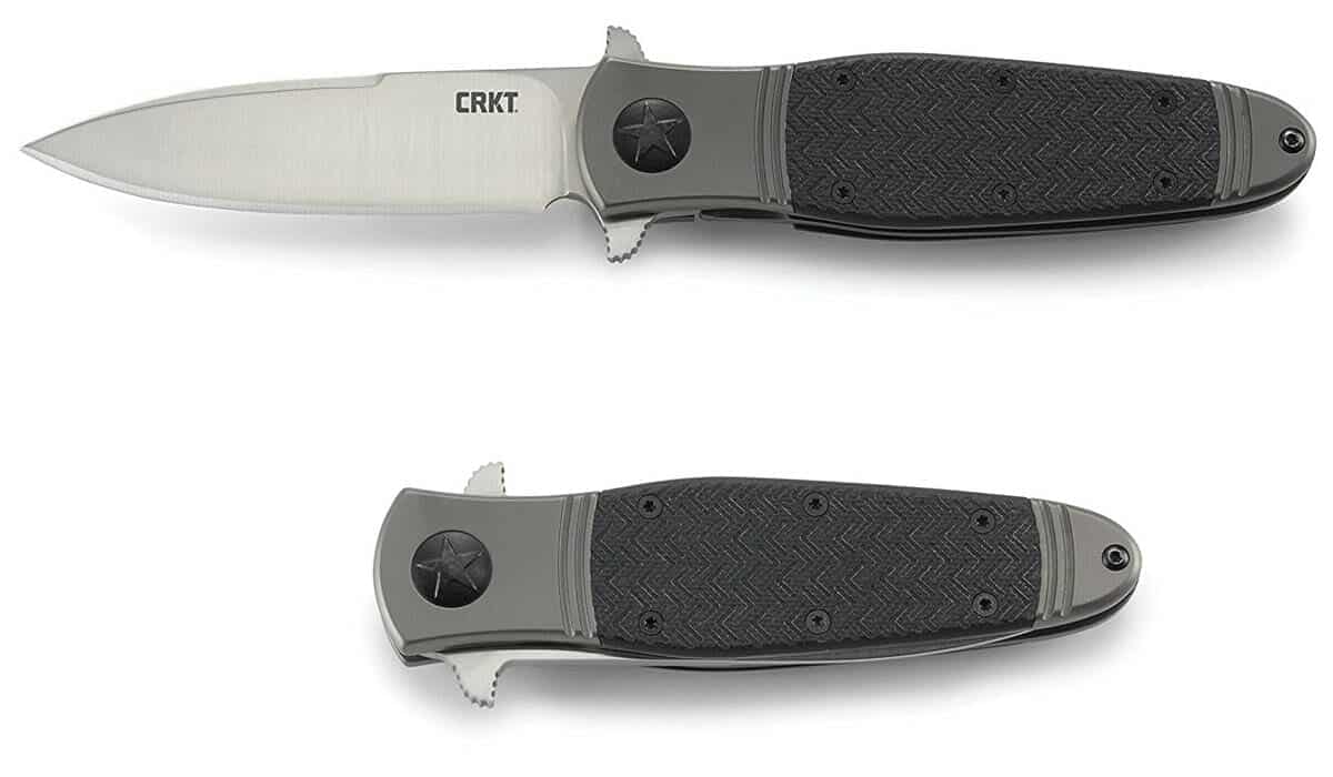 The vintage design of the CRKT Bombastic makes it one of the most popular Ken Onion knives. 