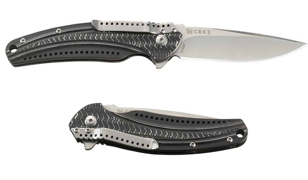 The CRKT Ripple folding knife was designed by Ken Onion, and it is a great slicer.