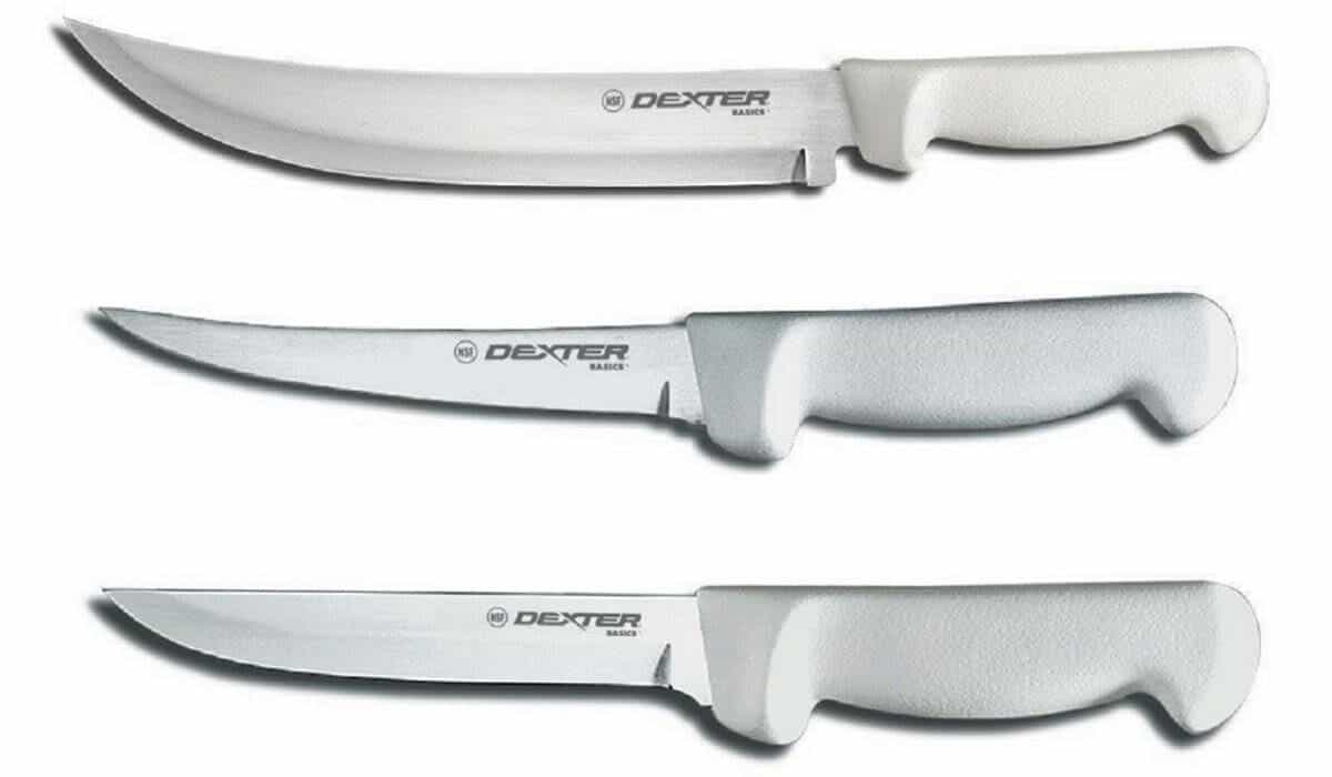 The Dexter Russel Butcher Knife has knives with very comfortable handles