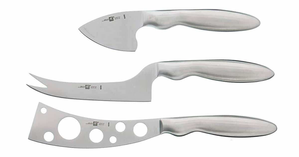 A Guide To Cheese Knife Sets And Happiness Through The Charcuterie Method - Image 2 The Zwilling 39432 cheese knife set looks knife and works great on a variety of cheeses.