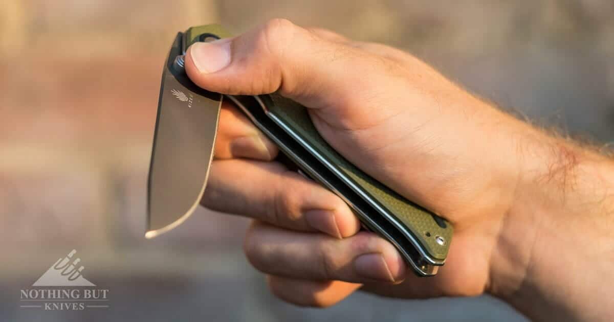 This pocket knife opens really smooth for a folder under $100.