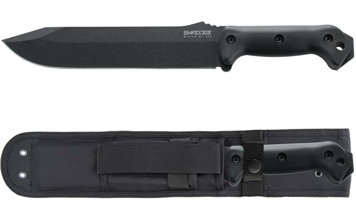 The Best American Made Bowie Knives 5 The Becker BK9 is a survival style Bowie knife made in the USA.