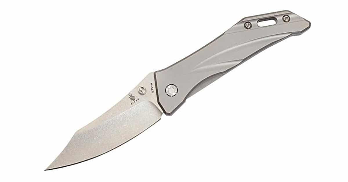 The Kizer Aileon is a modern looking folding knife by Nick Swan.