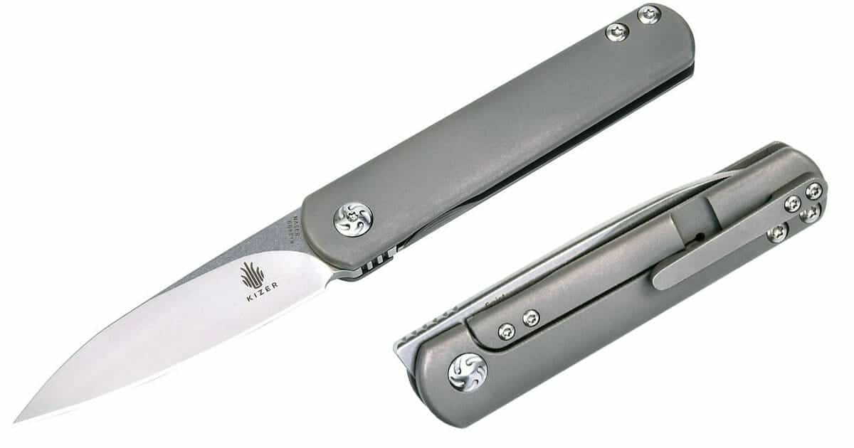 The Kizer Feist is a sleek looking folding knife.