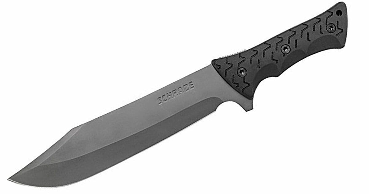 The Leroy is a cheap and durable Bowie Knife frome Schrade.