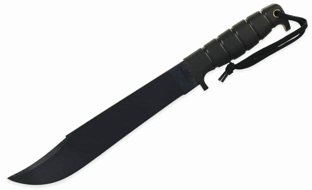 The Ontario SP-5 is a large surival Bowie knife manufactured in America.