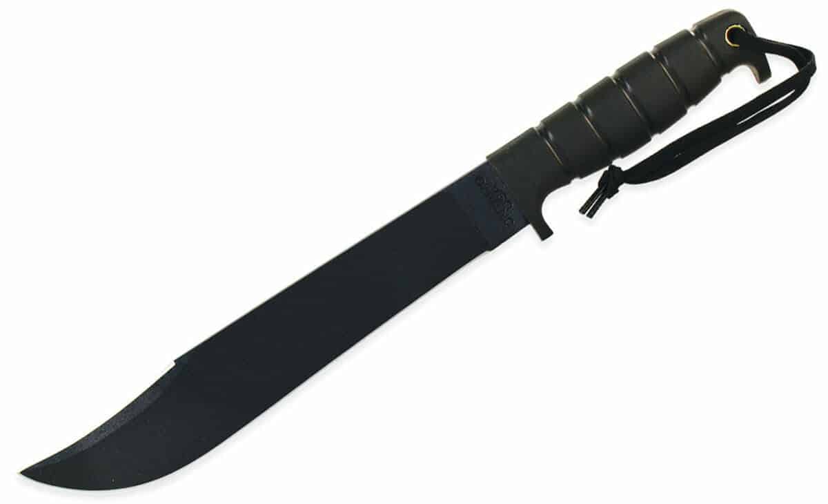 The Best American Made Bowie Knives 9 The Ontario SP-5 is a large surival Bowie knife manufactured in America.