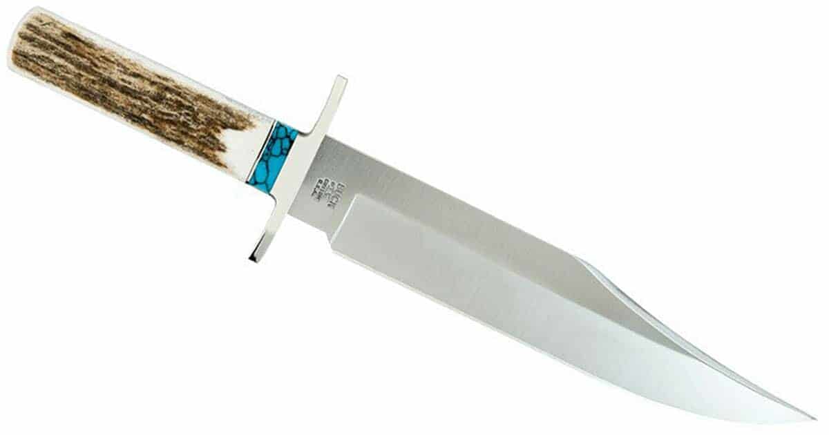 The Best American Made Bowie Knives 1 The Buck 916 Bowie knife can be customized to the customer's preference.