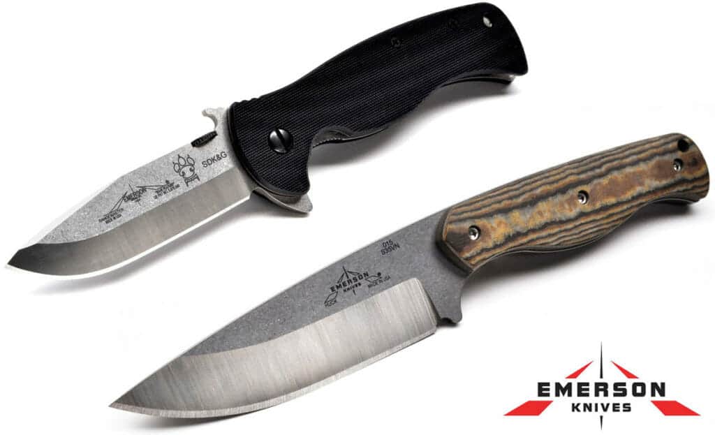 The philosophy of Emerson Knives is mostly tactical in nature, and they are made in Los Angeles, CA. 