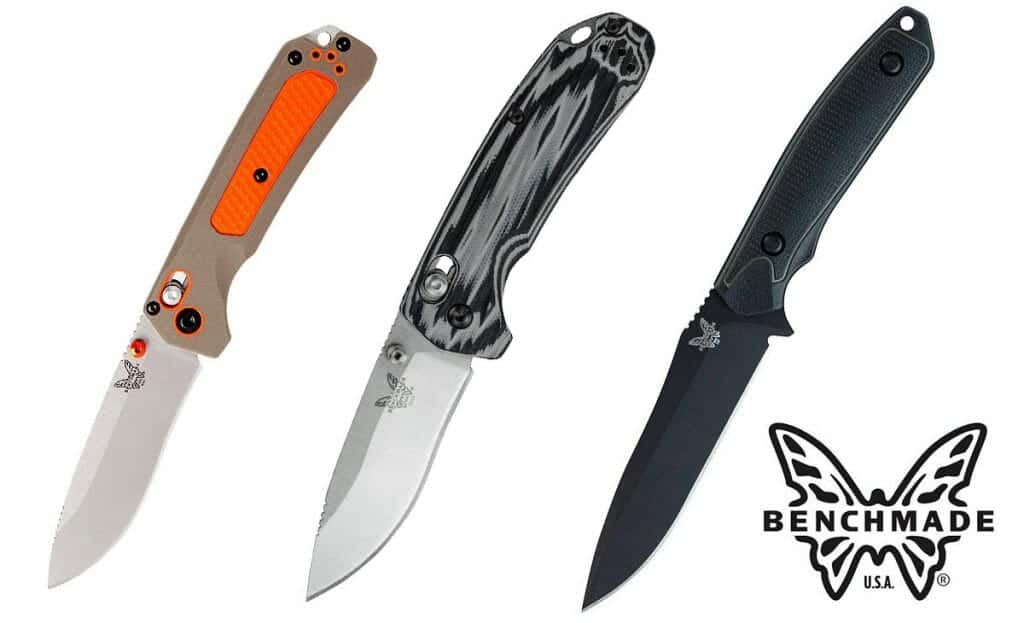 Benchmade knives that are made in the USA.