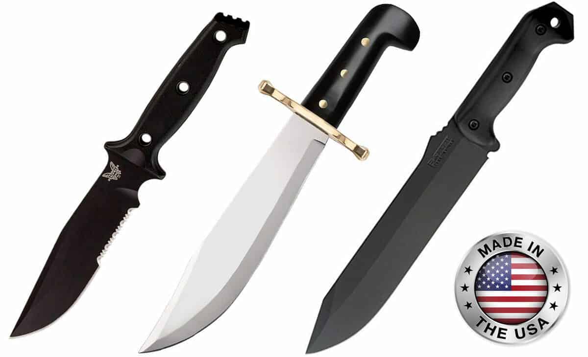 A few of the best American made survial Bowie knives.