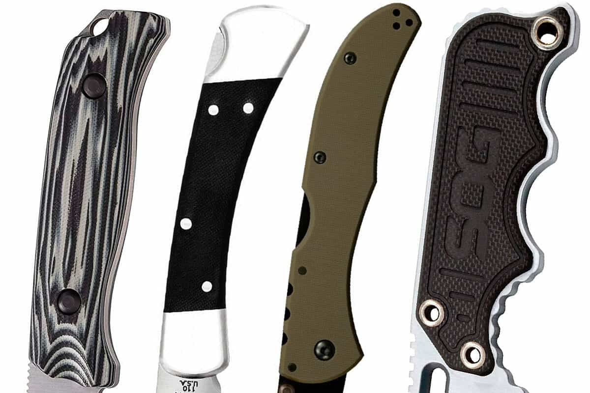 What Is The Difference Between Micarta And G-10 Handle Scales? - Image 2 The answer to what G-10 knife hanles scales are mae of.