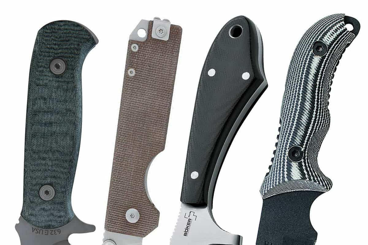 What Is The Difference Between Micarta And G-10 Handle Scales? - Image 1 What Is The Difference Between Micarta and G-10 Handle Scales? - Image 1: miarta handles