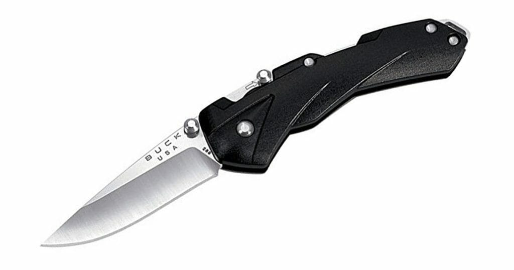 The Buck Quickfire is a small pocket knife that deploys quickly.