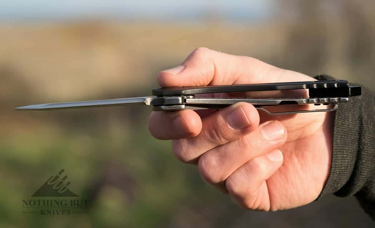 Ruger Crkt 2-Stage Compact Knife Review - Image 4 This knife hase the thickest frame lock I have ever seen.