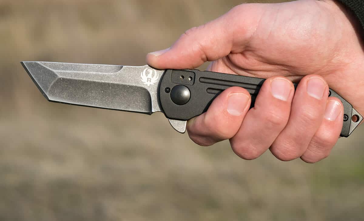 Ruger Crkt 2-Stage Compact Knife Review - Image 7 The jimping on the top of the 2-Stage Compact is well placed.