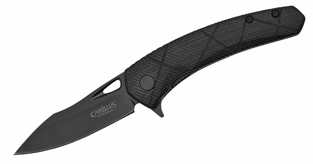 The Camillus Blaze is a great budget foling knife with a comfortable handle.