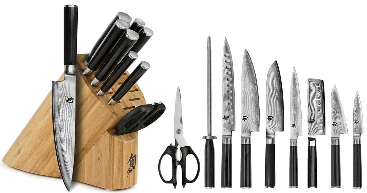 Shun Sora Six-Piece Block Kitchen Knife Set - Blade HQ