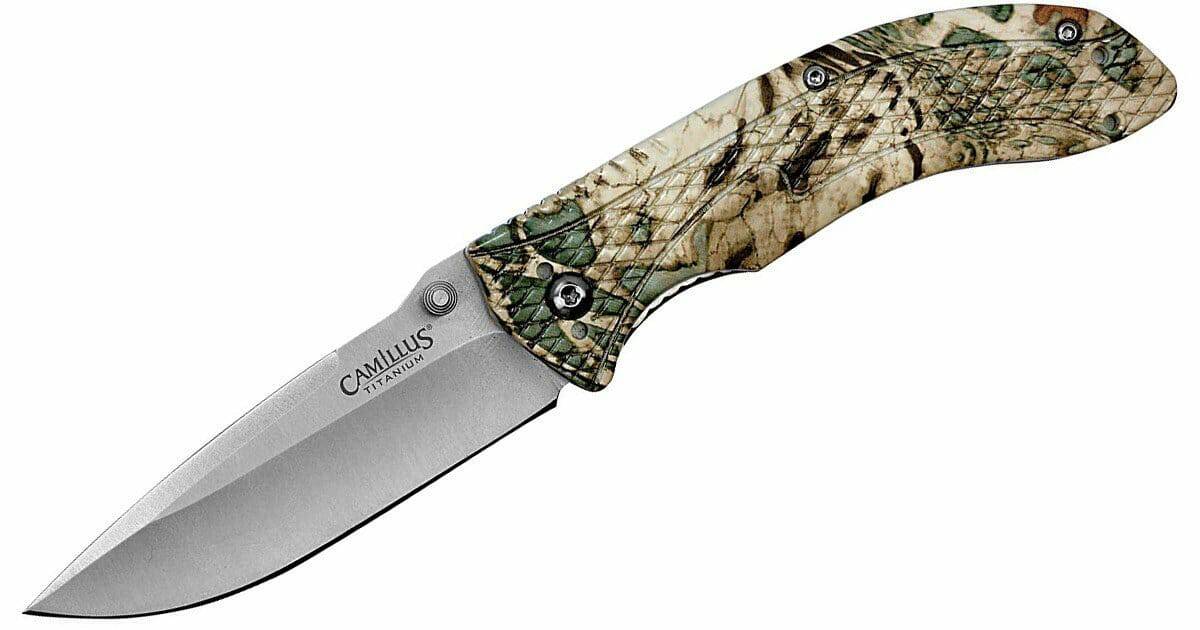 The Camillus Guise is a fun knife with a camo handle. 