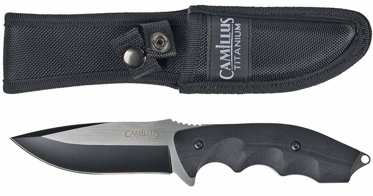 The Camillus SOAR Titanium knife has a very comfortable handle.