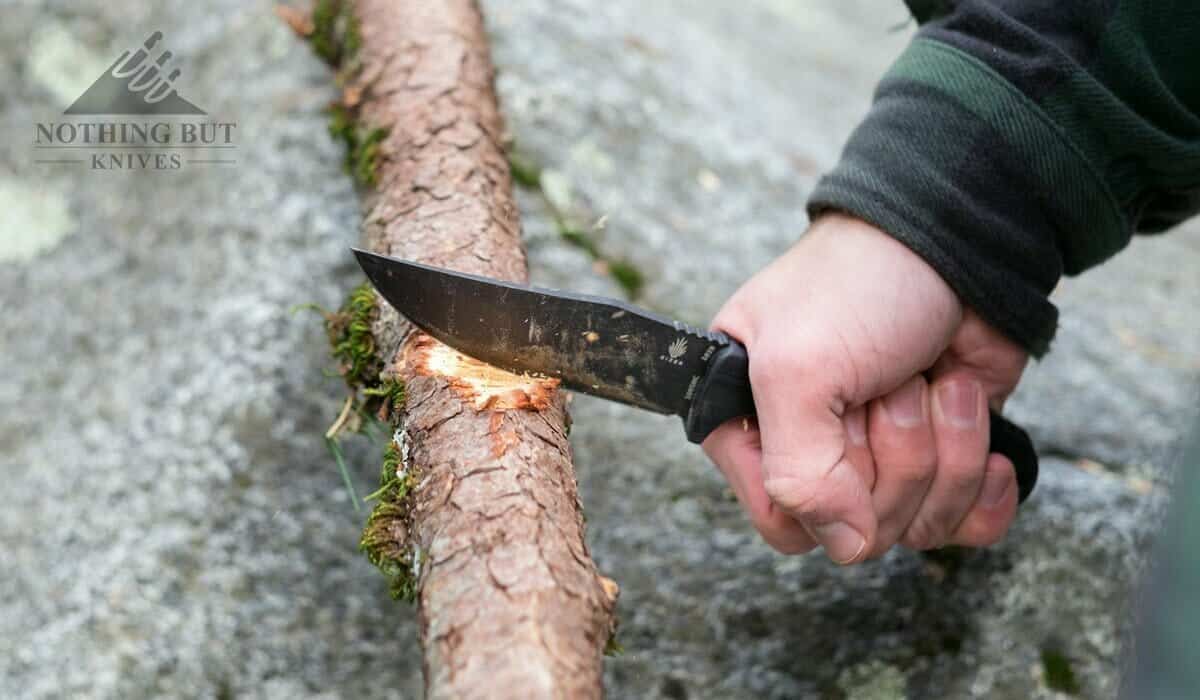 The Little River Bowie has a tough finish and steel. 